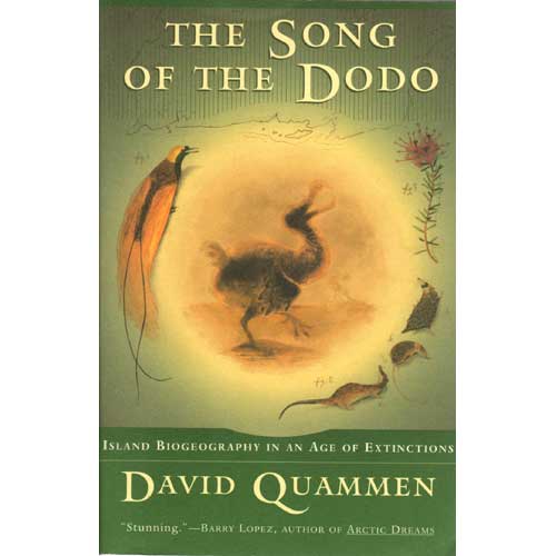Book cover and/or sample page of The Song of the Dodo: Island Biogeography in an Age of Extinctions