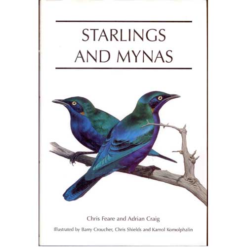 Book cover and/or sample page of Starlings and Mynas