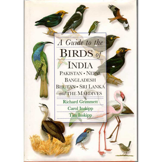Book cover and/or sample page of A Guide to the Birds of India, Pakistan, Nepal, Bangladesh, Bhutan, Sri Lanka, and the Maldives