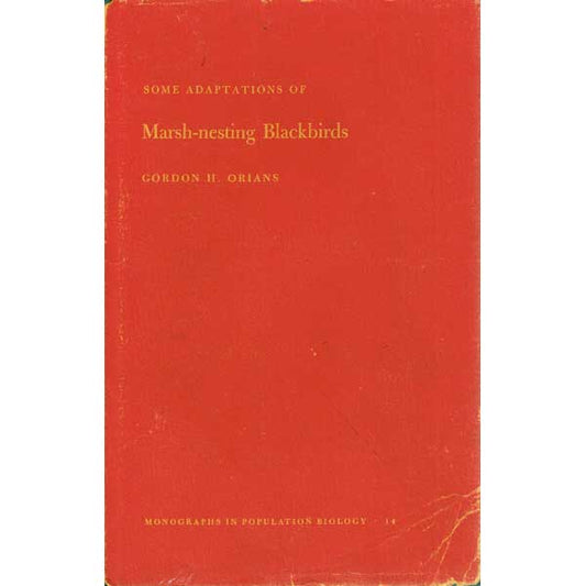 Book cover and/or sample page of Some Adaptations of Marsh-Nesting Blackbirds [HC]