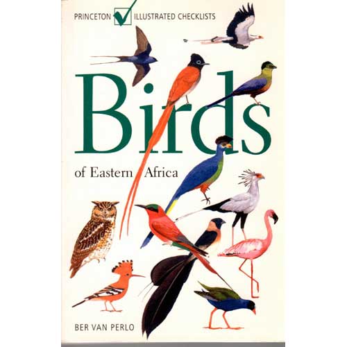 Book cover and/or sample page of Birds of Eastern Africa. Princeton Illustrated Checklists (1st Edition)