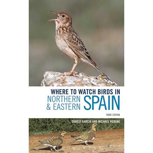 Book cover and/or sample page of Where to Watch Birds in Northern & Eastern Spain, Third edition