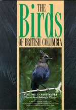 The Birds of British Columbia Vol. 3 : Passerines (Flycatchers through Vireos) cover