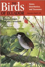 Book cover and/or sample page of The Birds of Ecuador, Volume 1: Status, Distribution, and Taxonomy