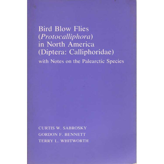 Book cover and/or sample page of Bird Blow Flies (Protocalliphora) in North America (Diptera: Calliphoridae) with Notes on the Palearctic Species