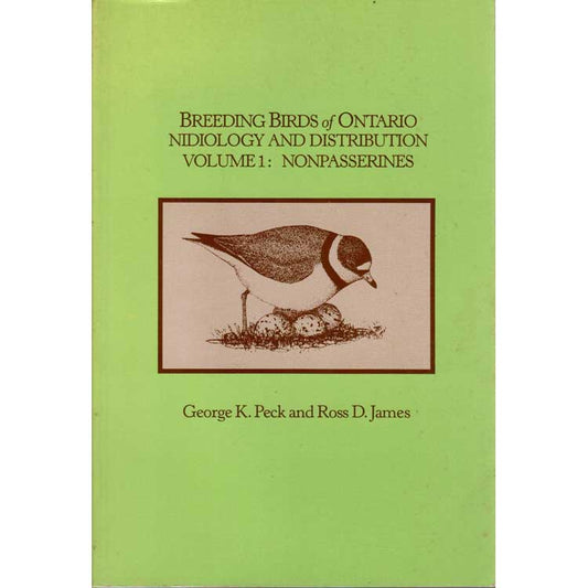 Book cover and/or sample page of Breeding Birds of Ontario: Nidiology and Distribution. Volume 1: Nonpasserines [PB]