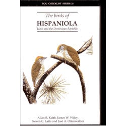 Book cover and/or sample page of The Birds of Hispaniola, Haiti and the Dominican Republic: An Annotated Checklist