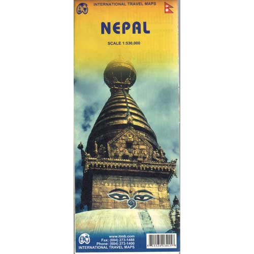 Book cover and/or sample page of Nepal: Travel Map