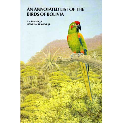 Book cover and/or sample page of An Annotated List of the Birds of Bolivia