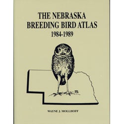 Book cover and/or sample page of The Nebraska Breeding Bird Atlas, 1984-1989