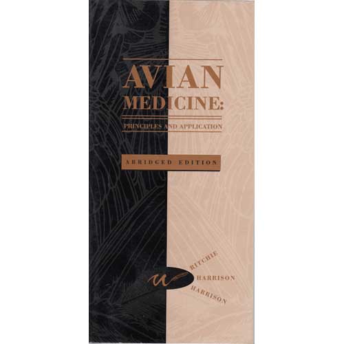Book cover and/or sample page of Avian Medicine: Principles and Application. Abridged edition