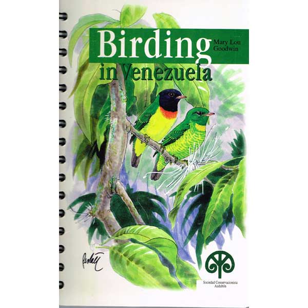 Book cover and/or sample page of Birding in Venezuela, Fourth edition