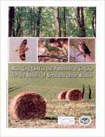 Book cover and/or sample page of Managing Land in the Piedmont of Virginia for the Benefit of Birds and Other Wildlife