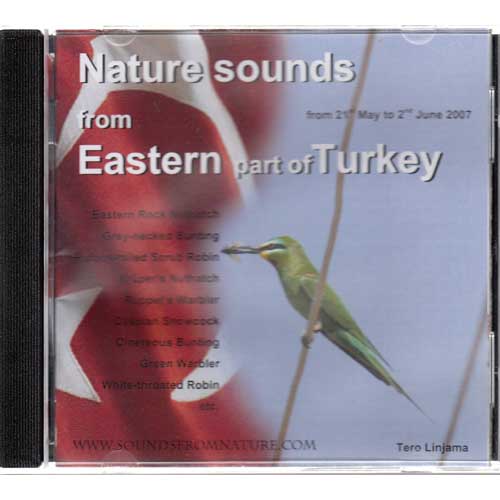 Book cover and/or sample page of Nature Sounds from Eastern Part of Turkey [CD]