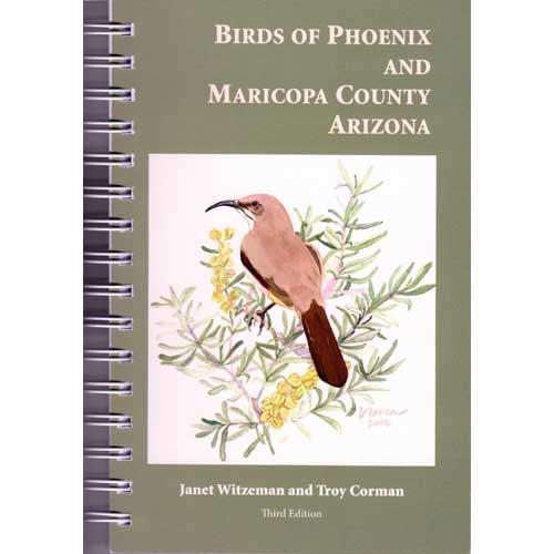 Birds of Phoenix and Maricopa County Arizona. Third edition cover