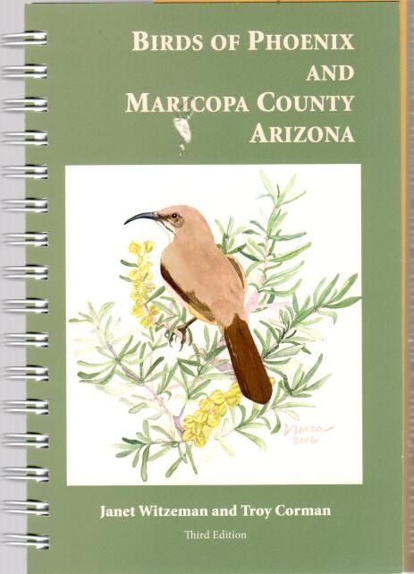 Birds of Phoenix and Maricopa County Arizona. Third edition [Damaged] cover
