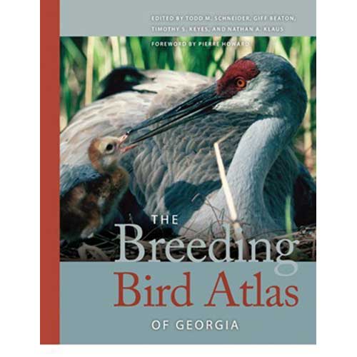 Book cover and/or sample page of The Breeding Bird Atlas of Georgia
