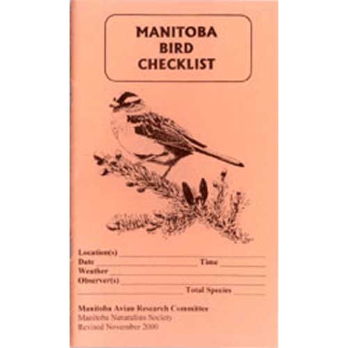 Manitoba Bird Checklist cover