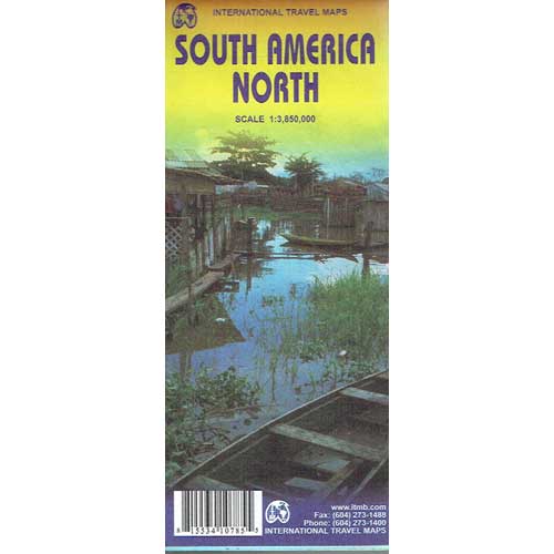 Book cover and/or sample page of South America North: Travel Map
