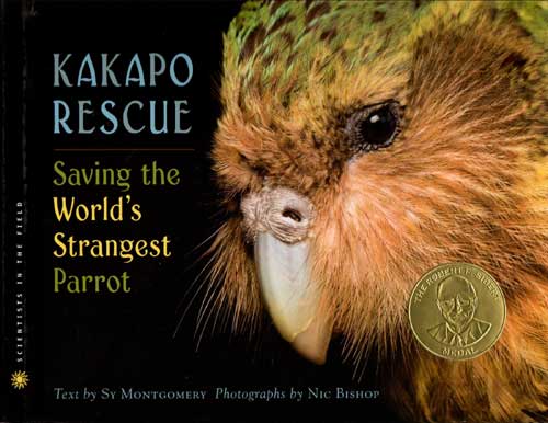 Book cover and/or sample page of Kakapo Rescue: Saving the World's Strangest Parrot