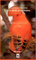 Book cover and/or sample page of Annotated Checklist of the Birds of Suriname