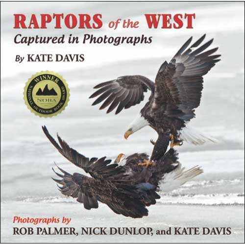 Book cover and/or sample page of Raptors of the West Captured in Photographs