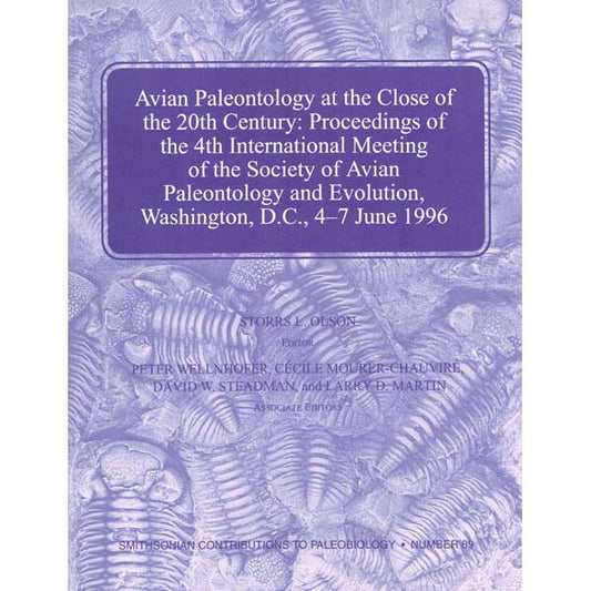 Book cover and/or sample page of Avian Paleontology at the Close of the 20th Century