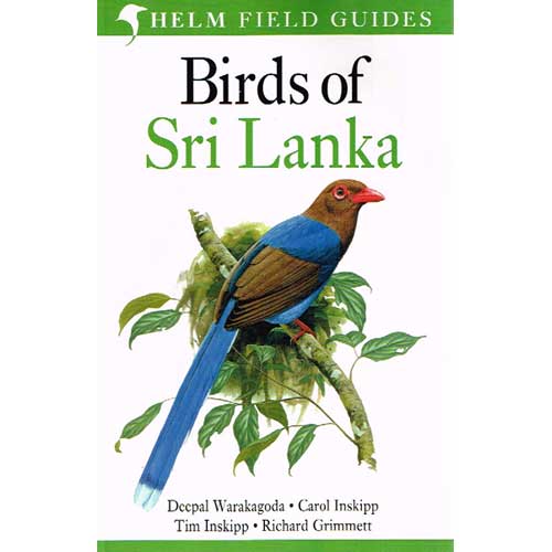 Book cover and/or sample page of Birds of Sri Lanka. Helm Field Guides