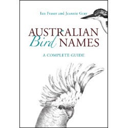 Book cover and/or sample page of Australian Bird Names: A Complete Guide