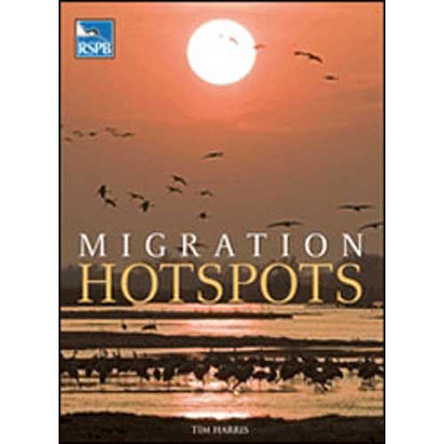 Book cover and/or sample page of RSPB Migration Hotspots: The World's Best Bird Migration Sites