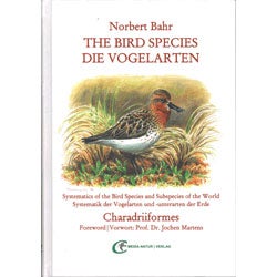 Book cover and/or sample page of The Bird Species Volume 1. Charadriiformes: Systematics of Bird Species and Subspecies of the World
