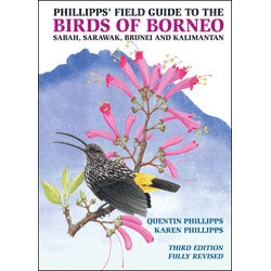 Book cover and/or sample page of Phillipps' Field Guide to the Birds of Borneo: Sabah, Sarawak, Brunei, and Kalimantan (Third Edition, Fully Revised)