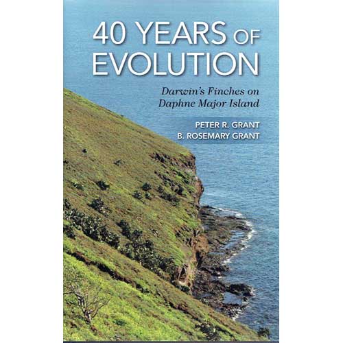 Book cover and/or sample page of 40 Years of Evolution: Darwin's Finches on Daphne Major Island [DAMAGED]