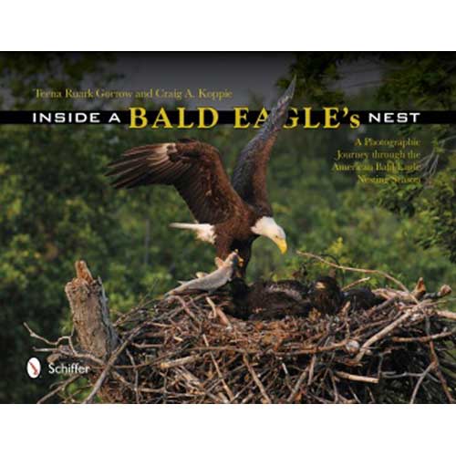 Book cover and/or sample page of Inside a Bald Eagle's Nest: A Photographic Journey through the American Bald Eagle Nesting Season