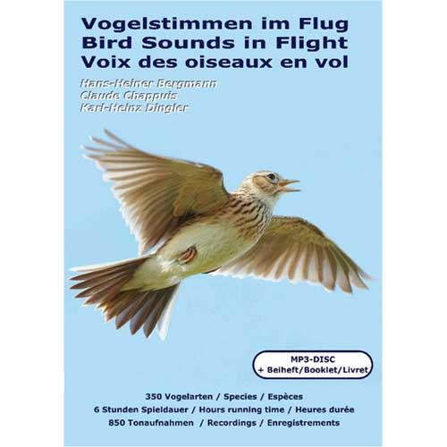 Book cover and/or sample page of Bird Sounds in Flight - MP3 CD