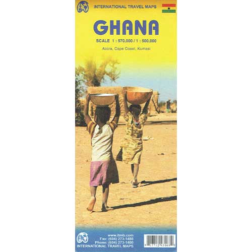 Book cover and/or sample page of Ghana: Travel Map