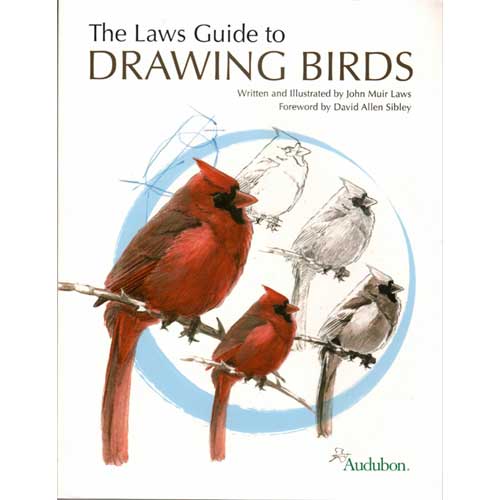 Book cover and/or sample page of The Laws Guide to Drawing Birds