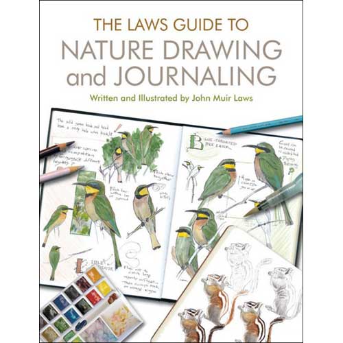 Book cover and/or sample page of The Laws Guide to Nature Drawing and Journaling