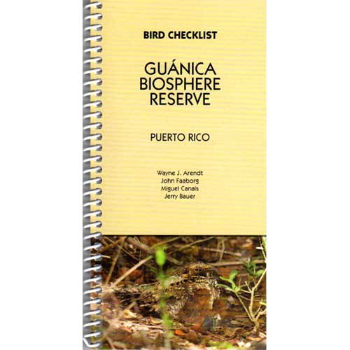 Book cover and/or sample page of Guanica Biosphere Reserve, Puerto Rico Bird Checklist
