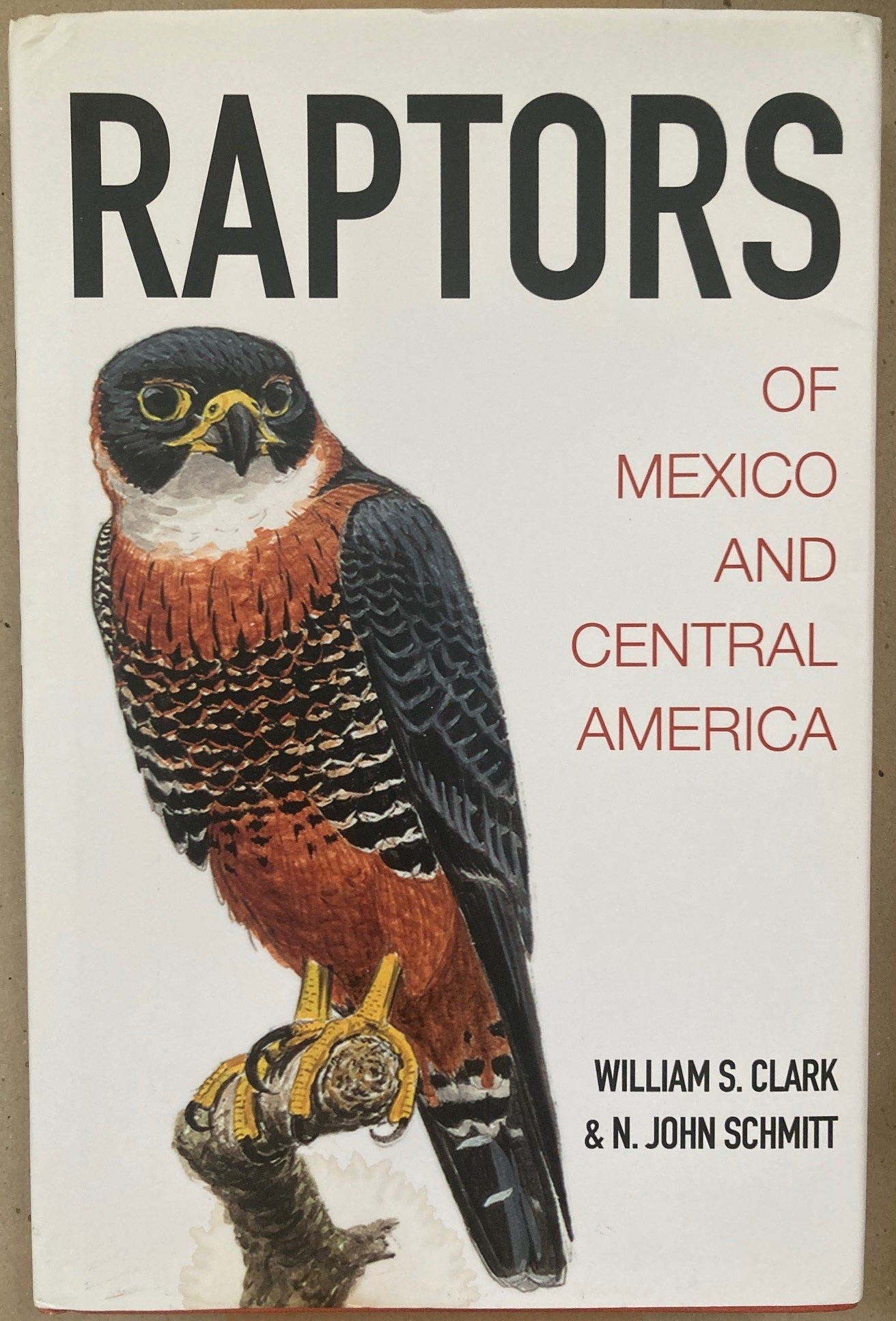 Book cover Raptors of Mexico and Central America