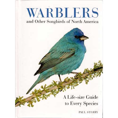 Book cover and/or sample page of Warblers and Other Songbirds of North America: A Life-size Guide to Every Species