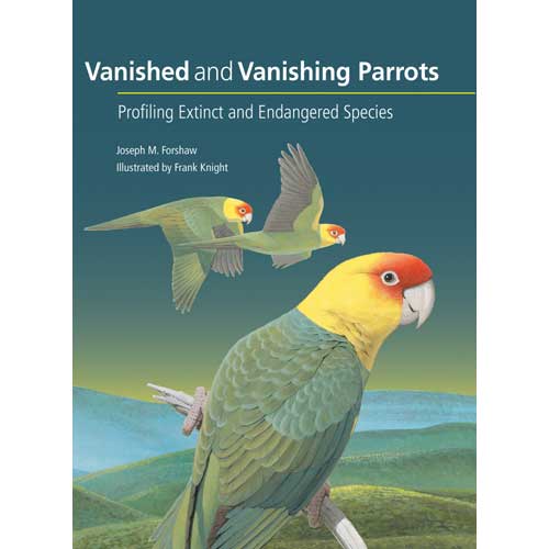 Book cover and/or sample page of Vanished and Vanishing Parrots: Profiling Extinct and Endangered Species