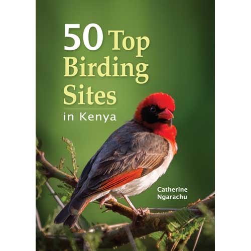 Book cover and/or sample page of 50 Top Birding Sites in Kenya
