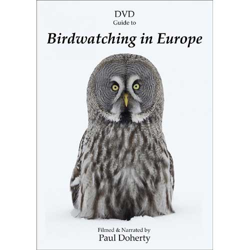 Book cover and/or sample page of DVD Guide to Birdwatching in Europe