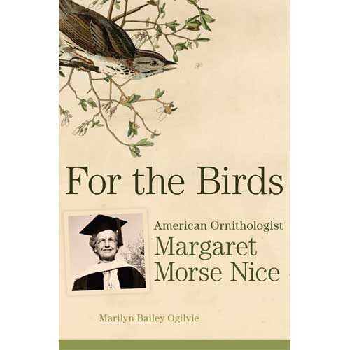 Book cover and/or sample page of For the Birds: American Ornithologist Margaret Morse Nice