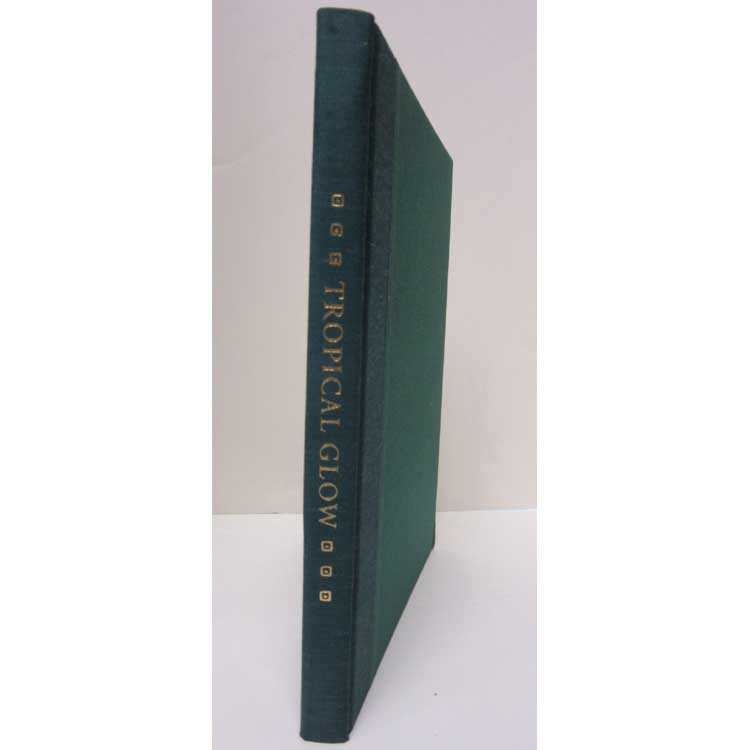 Book cover and/or sample page of Written in a Tropical Glow