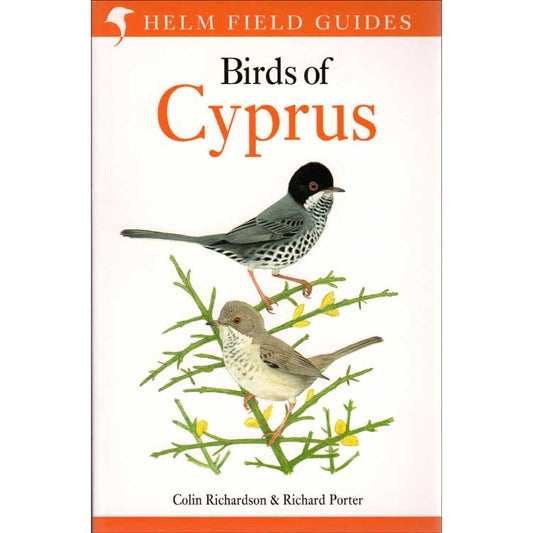 Book cover and/or sample page of Birds of Cyprus. Helm Field Guides