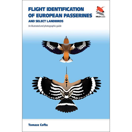 Book cover and/or sample page of Flight Identification of European Passerines and Select Landbirds: An Illustrated and Photographic Guide