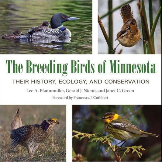 Book cover and/or sample page of The Breeding Birds of Minnesota: History, Ecology, and Conservation