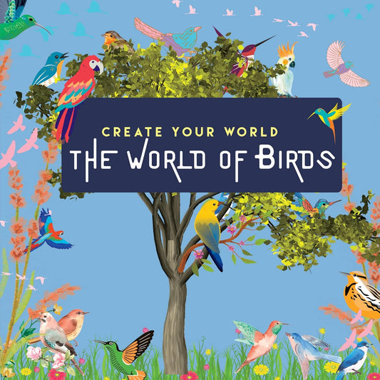 Book cover Create Your World: The World of Birds Coloring Book